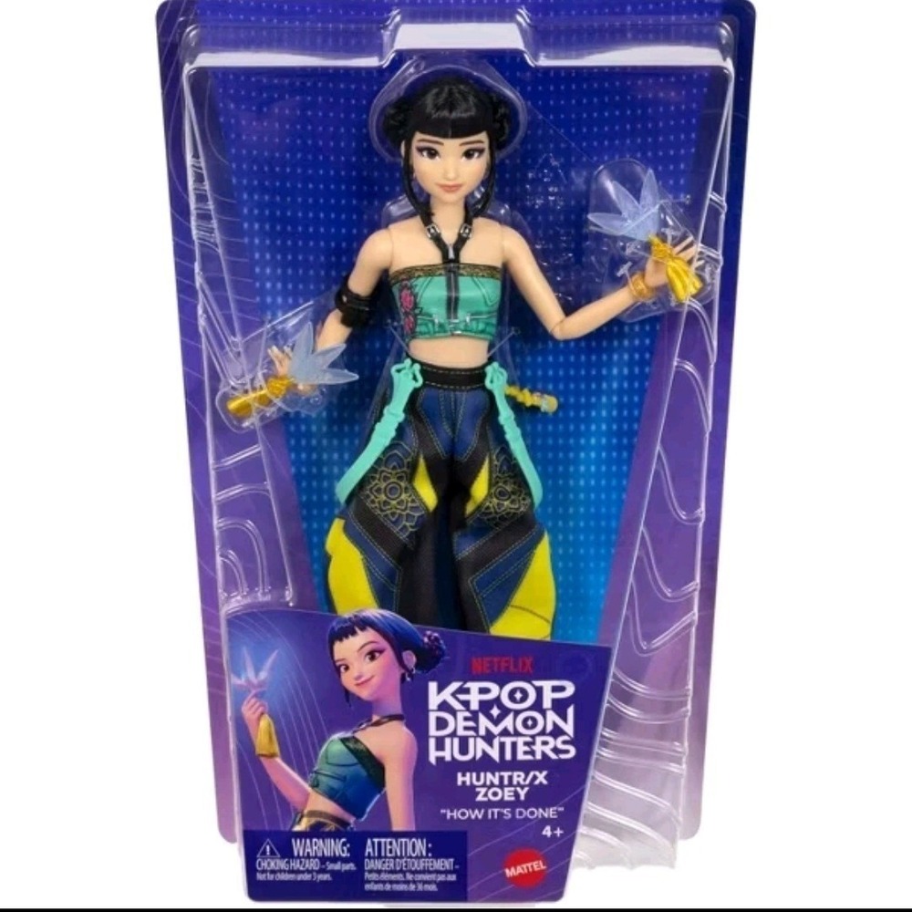 LICENSED ORIGINAL KPop Demon Hunters Huntrix Zoey Doll HUNTR/X